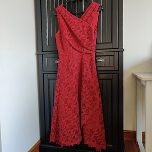 Reiss | Asymmetrical Lace Dress Sz 4